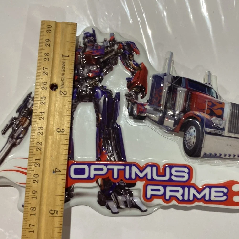 Retro 2007 Transformers Optimus prime pop tops birthday cake topper 3D fun!